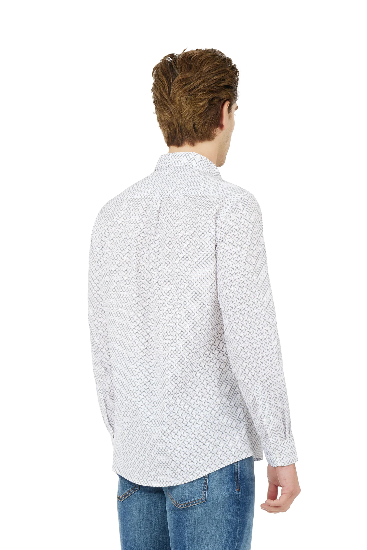 Camicia regular fit micro fantasia - Image 3