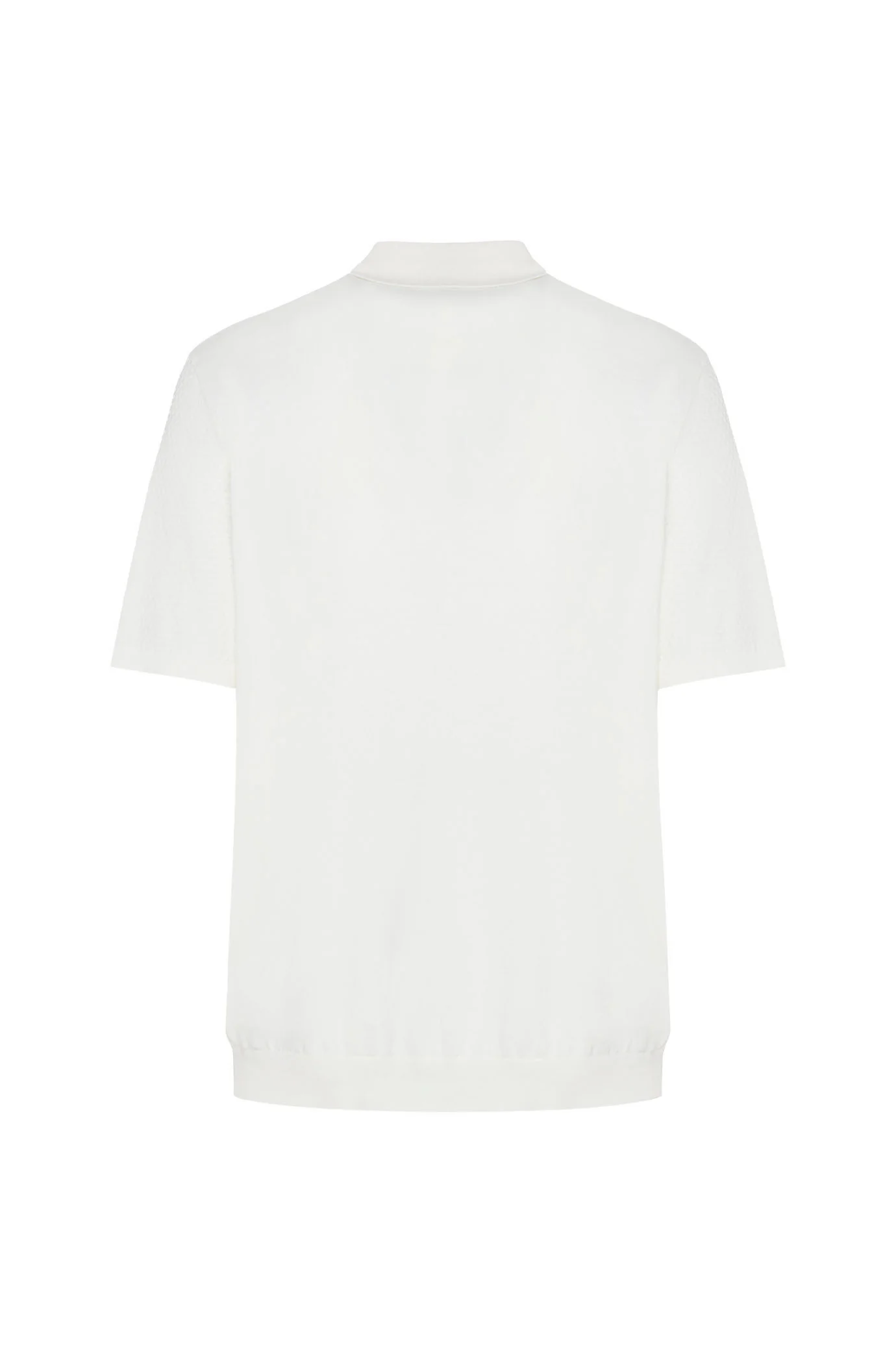 Polo in maglia con trama - Image 6