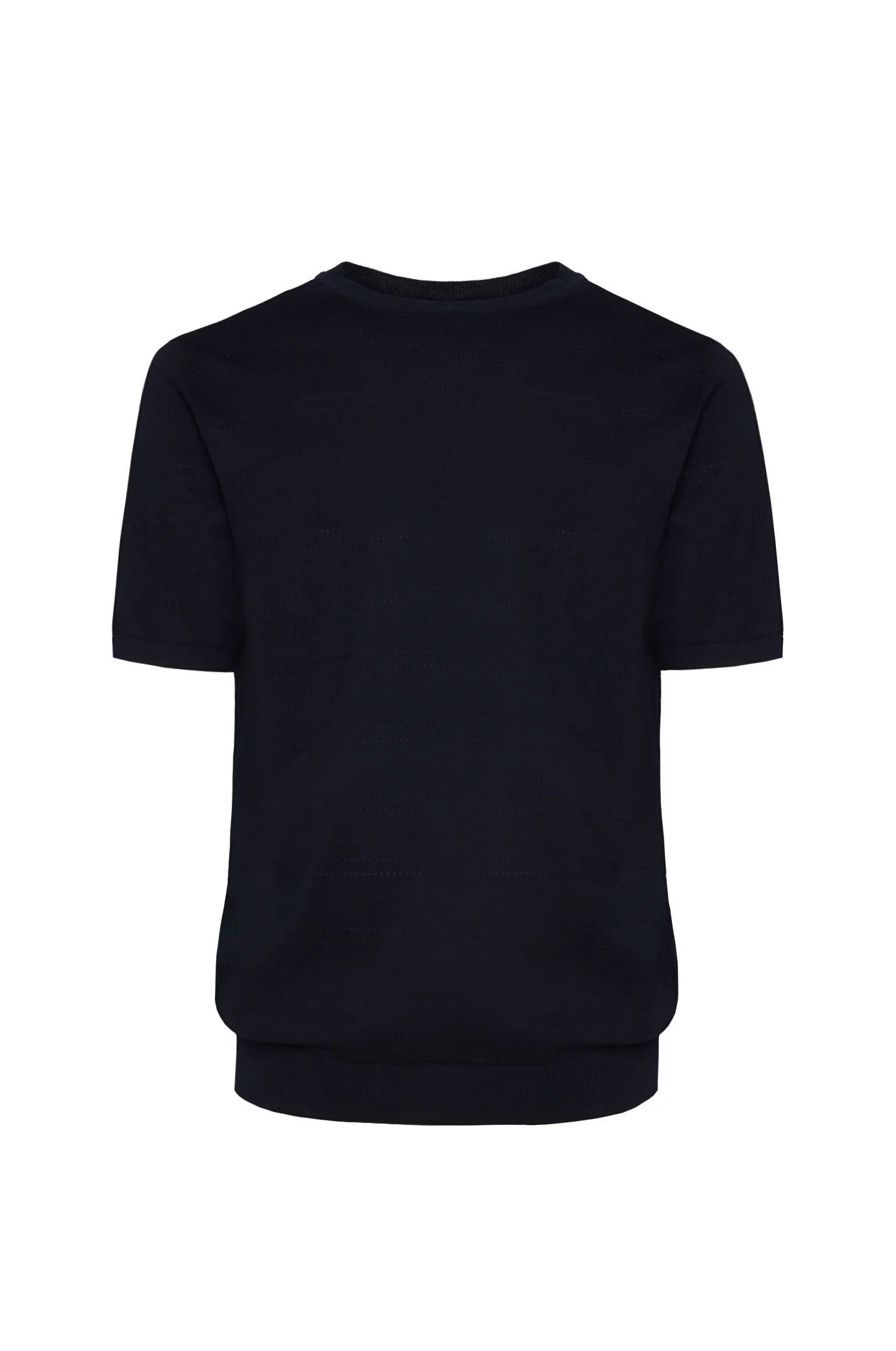 T-shirt in maglia con trama - Image 11