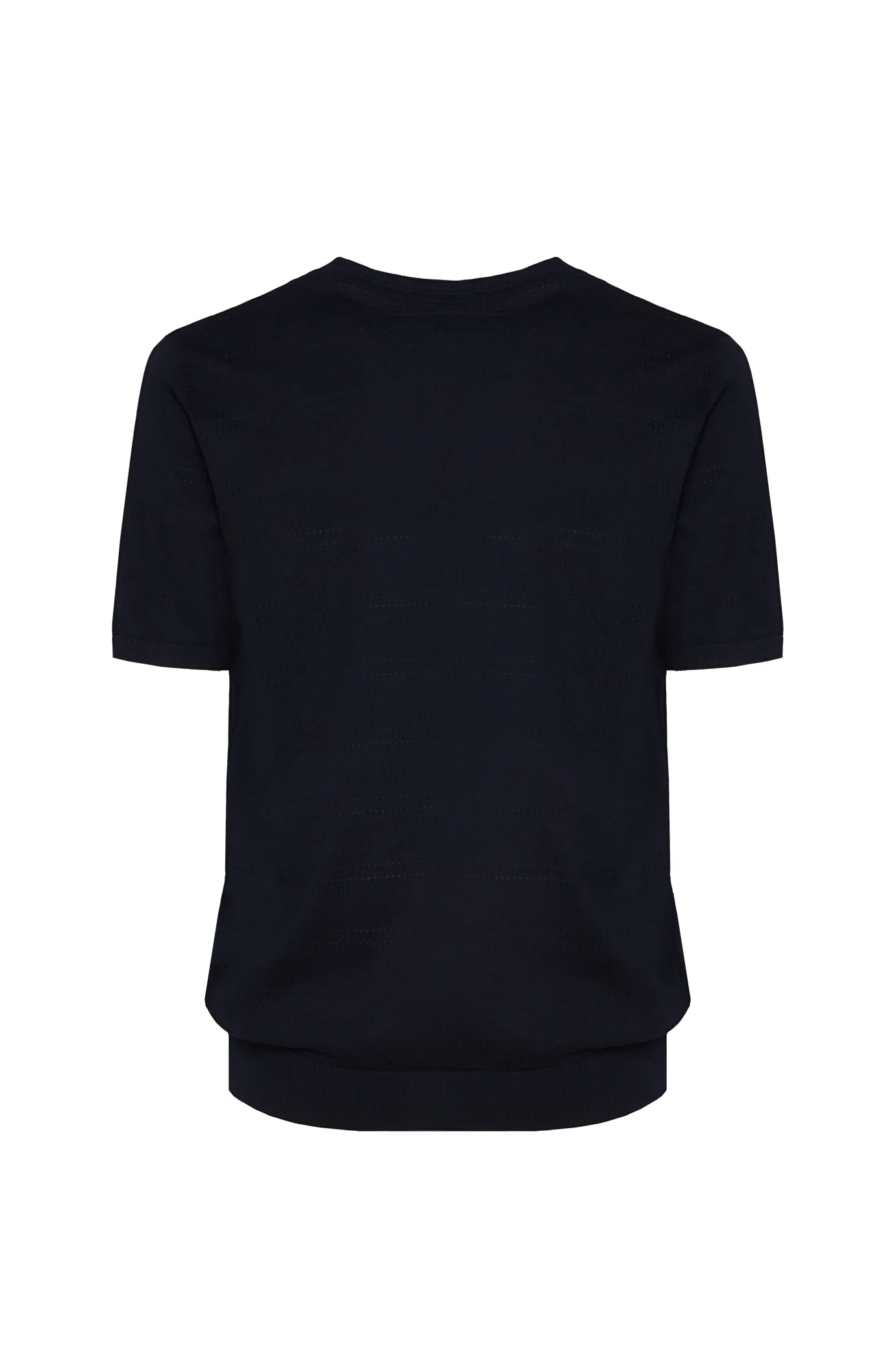 T-shirt in maglia con trama - Image 12